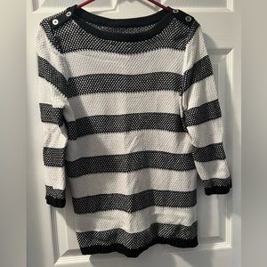 Croft & Barrow, Medium, Black & White